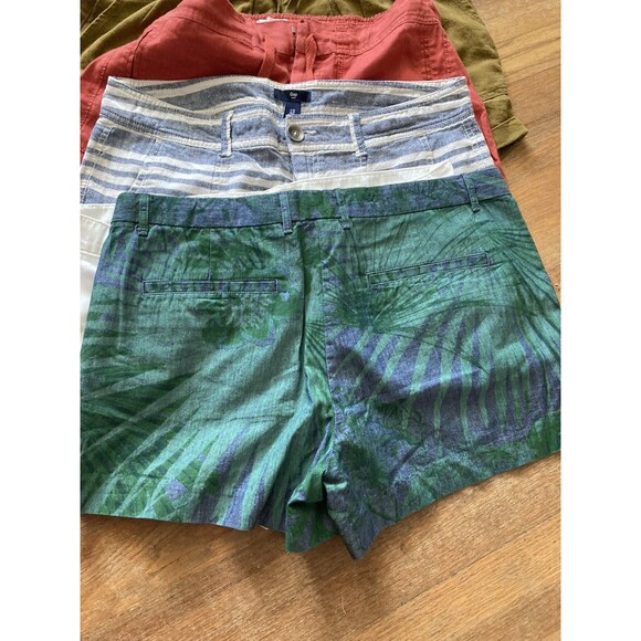 Bundle of 5 Shorts Gap LOFT Old Navy 10 Medium Linen Cotton - Picture 3 of 15
